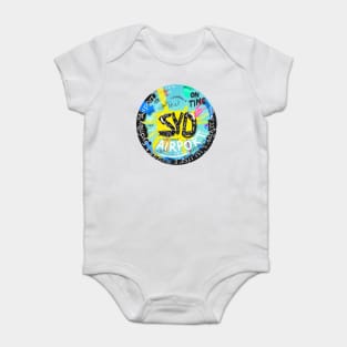 Syd Sydney scribble Baby Bodysuit